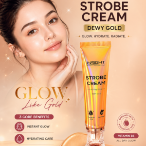 Insight Strobe Cream (3-in-1 Glow Cream) Shade:02 Dewy Gold